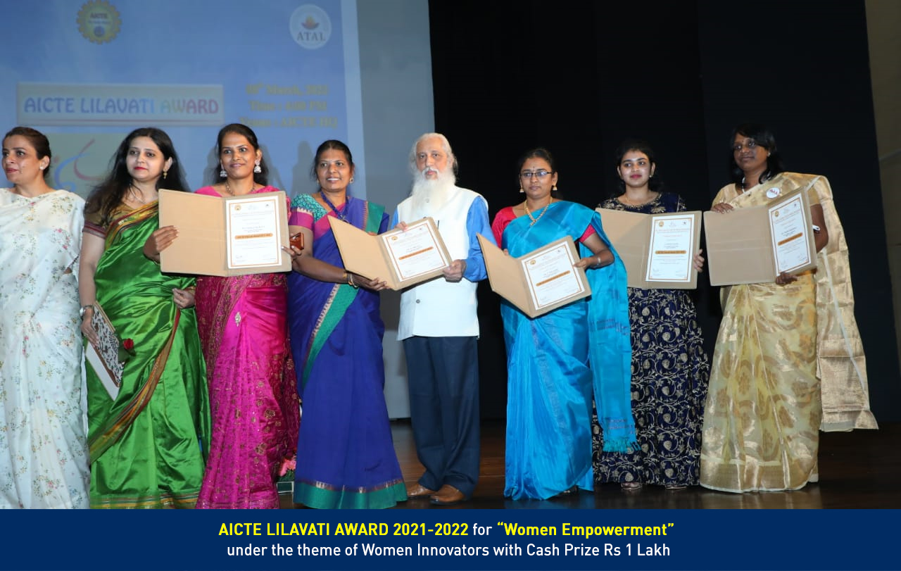 AICTE Lilavati Award 2022